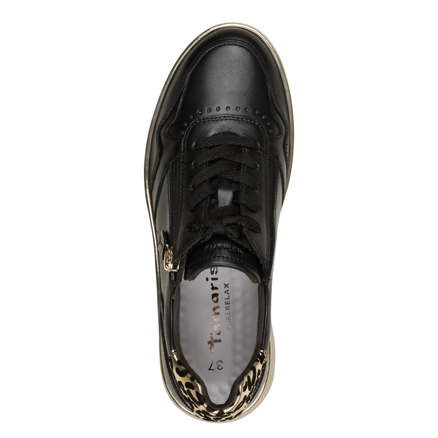 Zwarte Bourdaine-sneakers