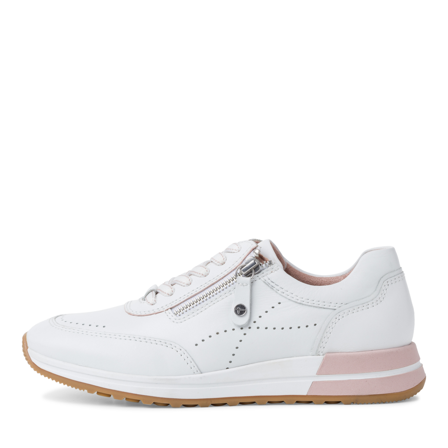 Witte anemoonsneakers