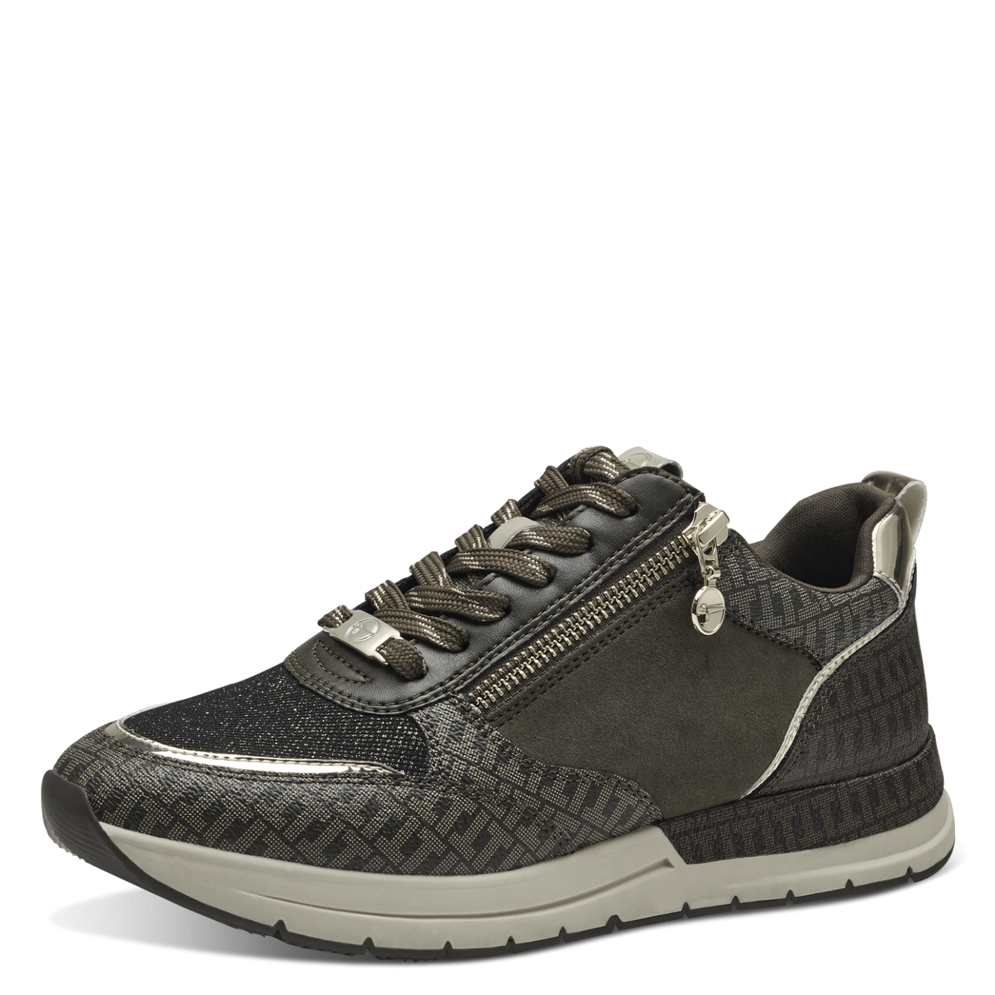 Baskets Gypso Kaki 23732 femmes Tamaris Belgique Nouvelle collection automne/hiver 2023