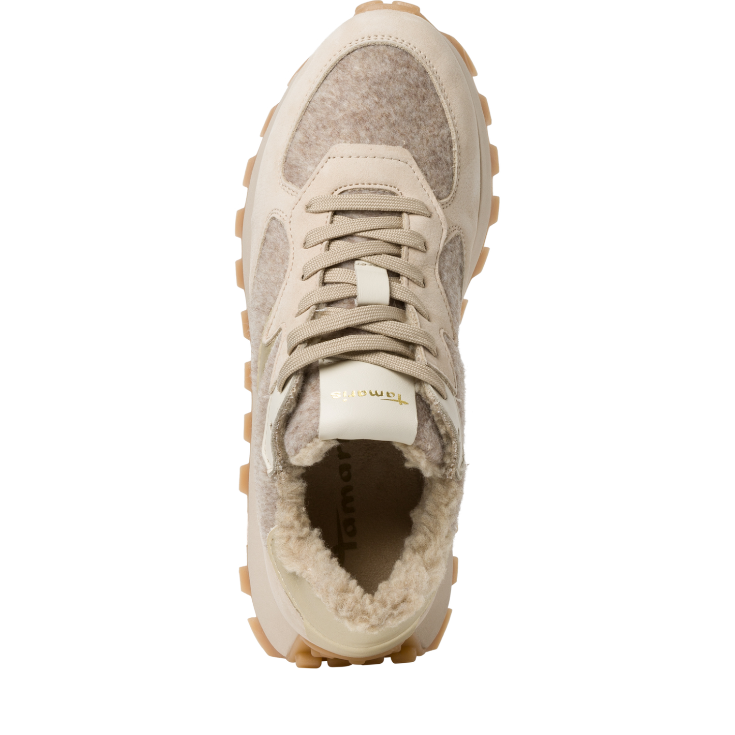 Beige Cannes-sneakers