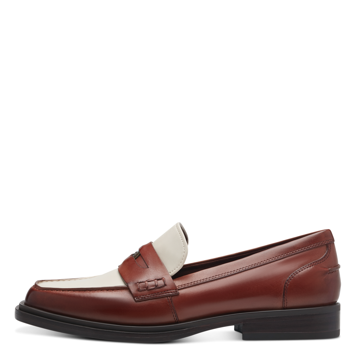 Kersenbruine loafers