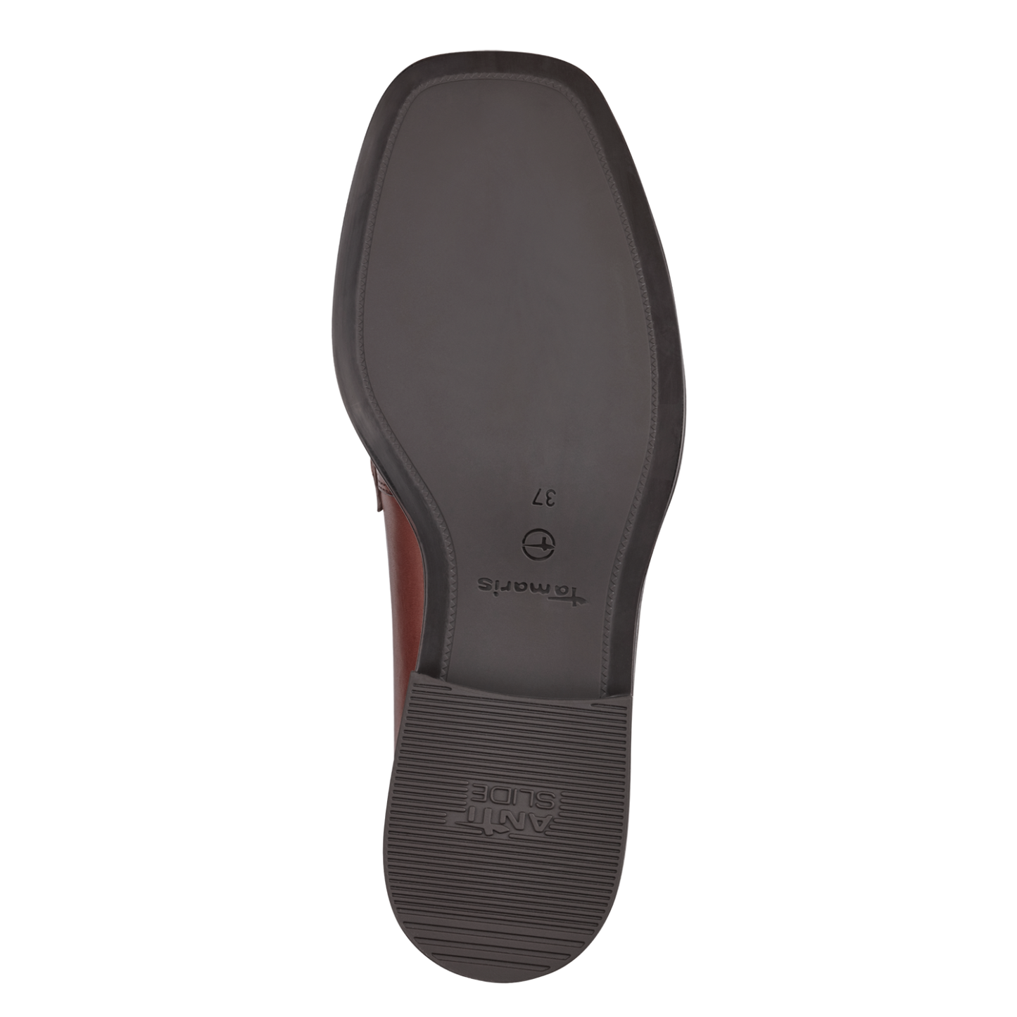 Kersenbruine loafers
