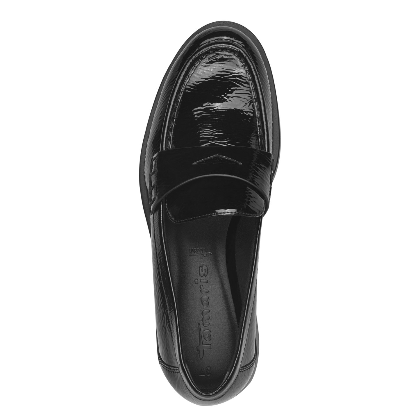 Zwart eiken loafers