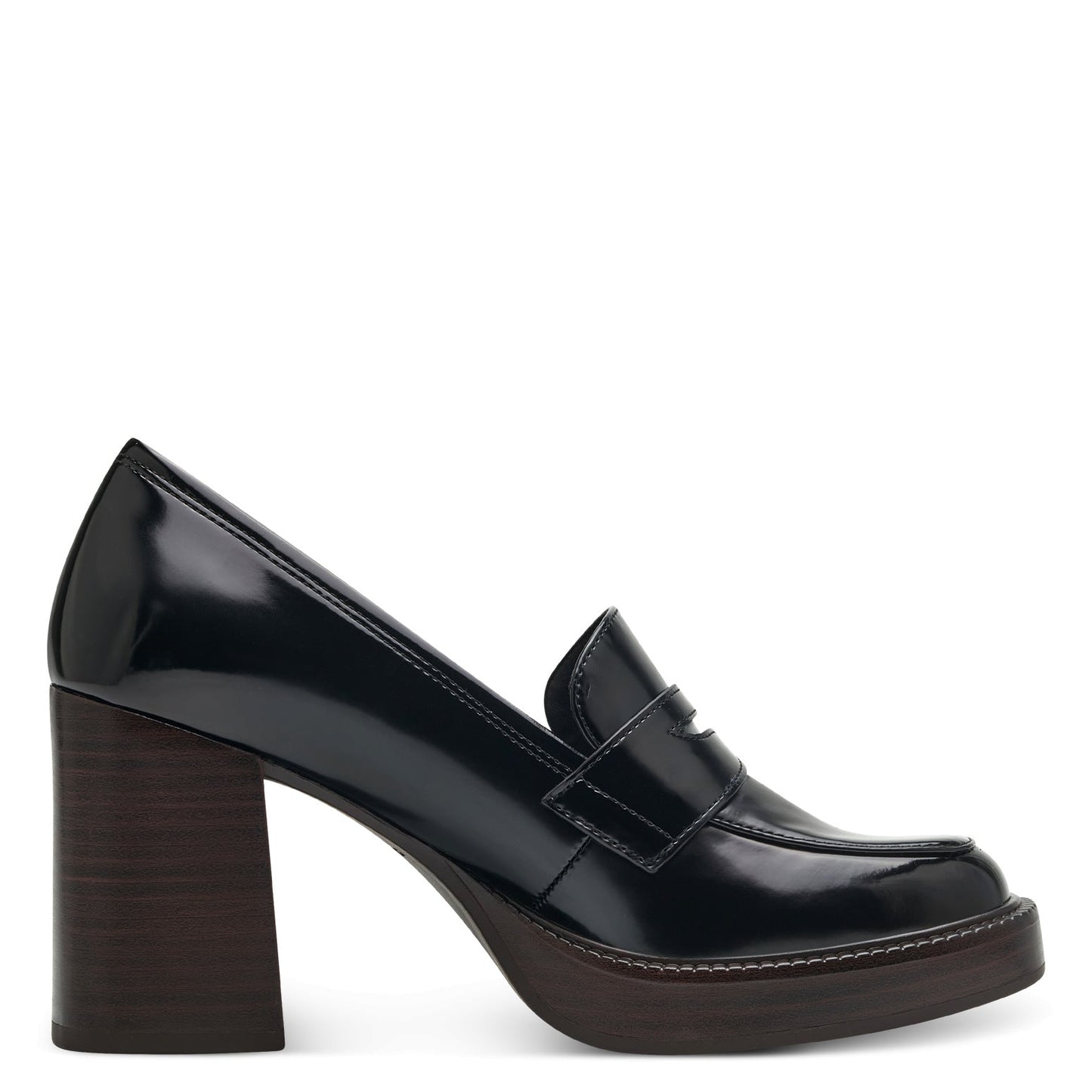 Zwarte loafers met koord