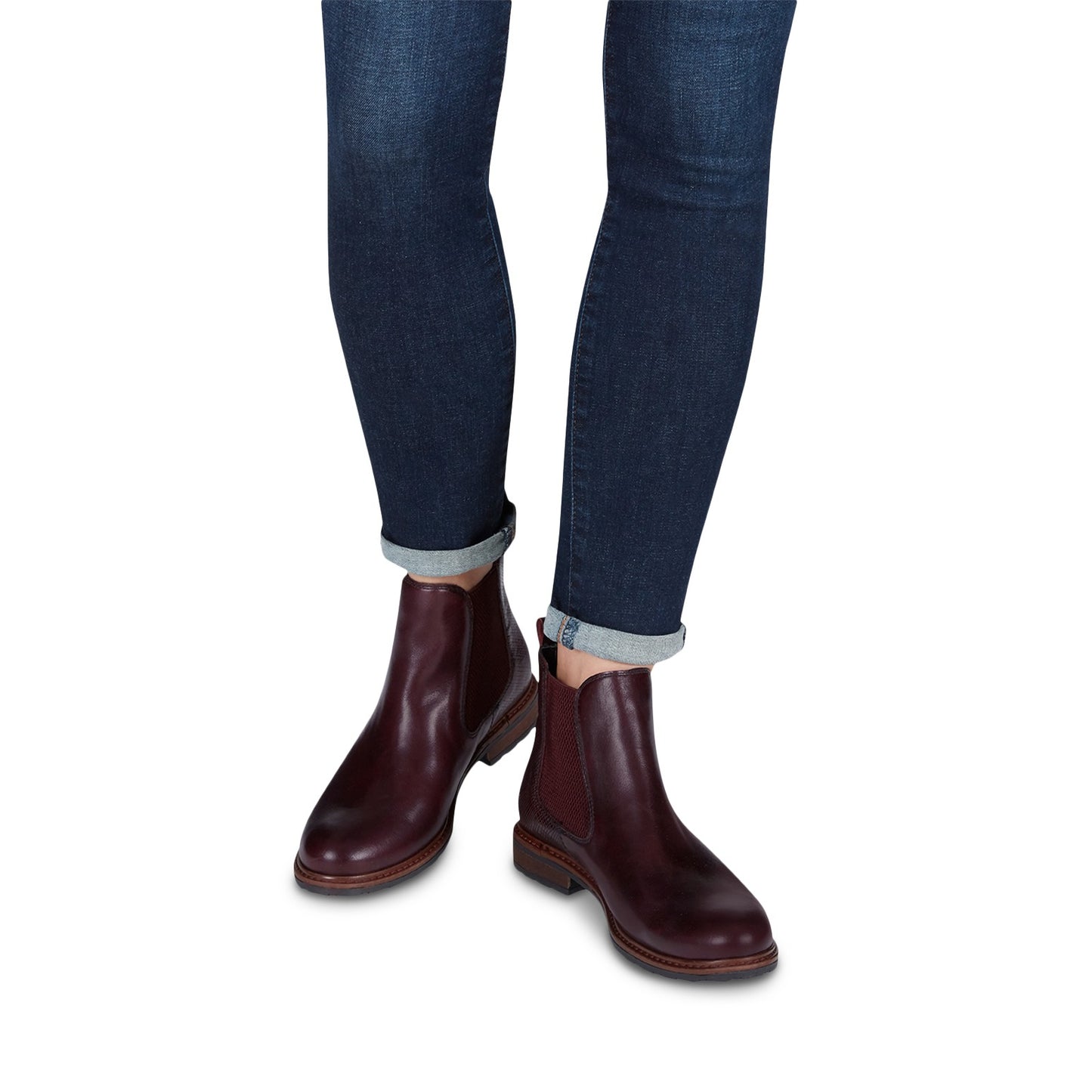 Stiefel Bollnäs Burgund