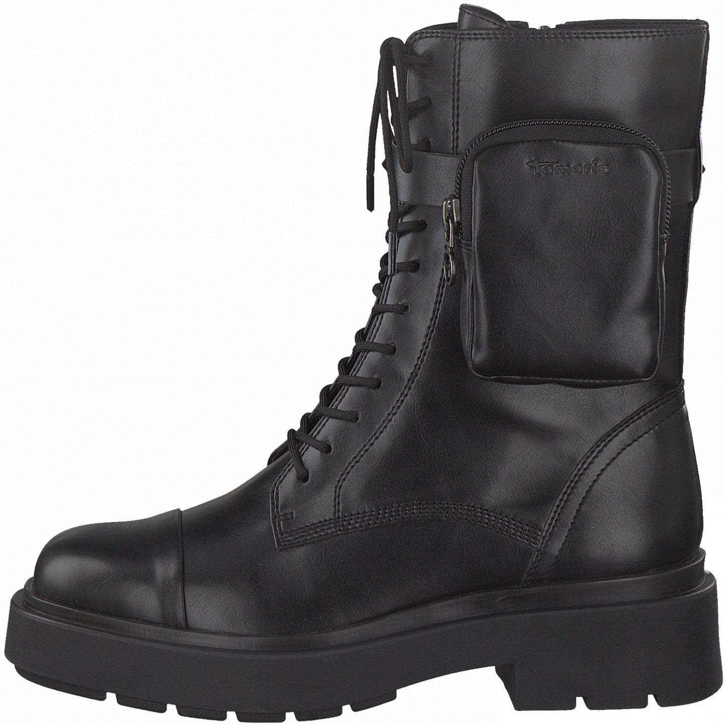 Schwarze Drobak-Stiefel