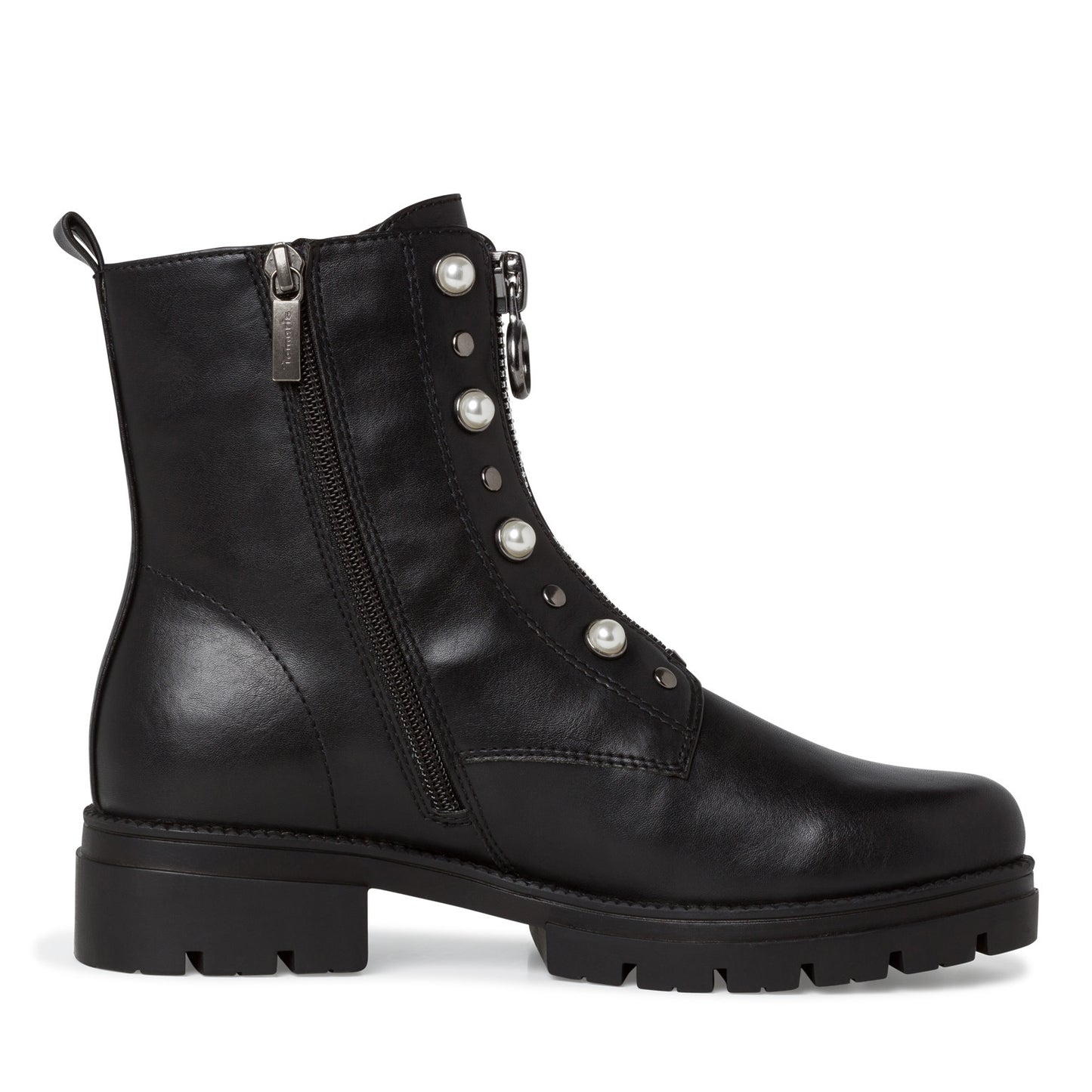 Schwarze Leknes-Stiefel