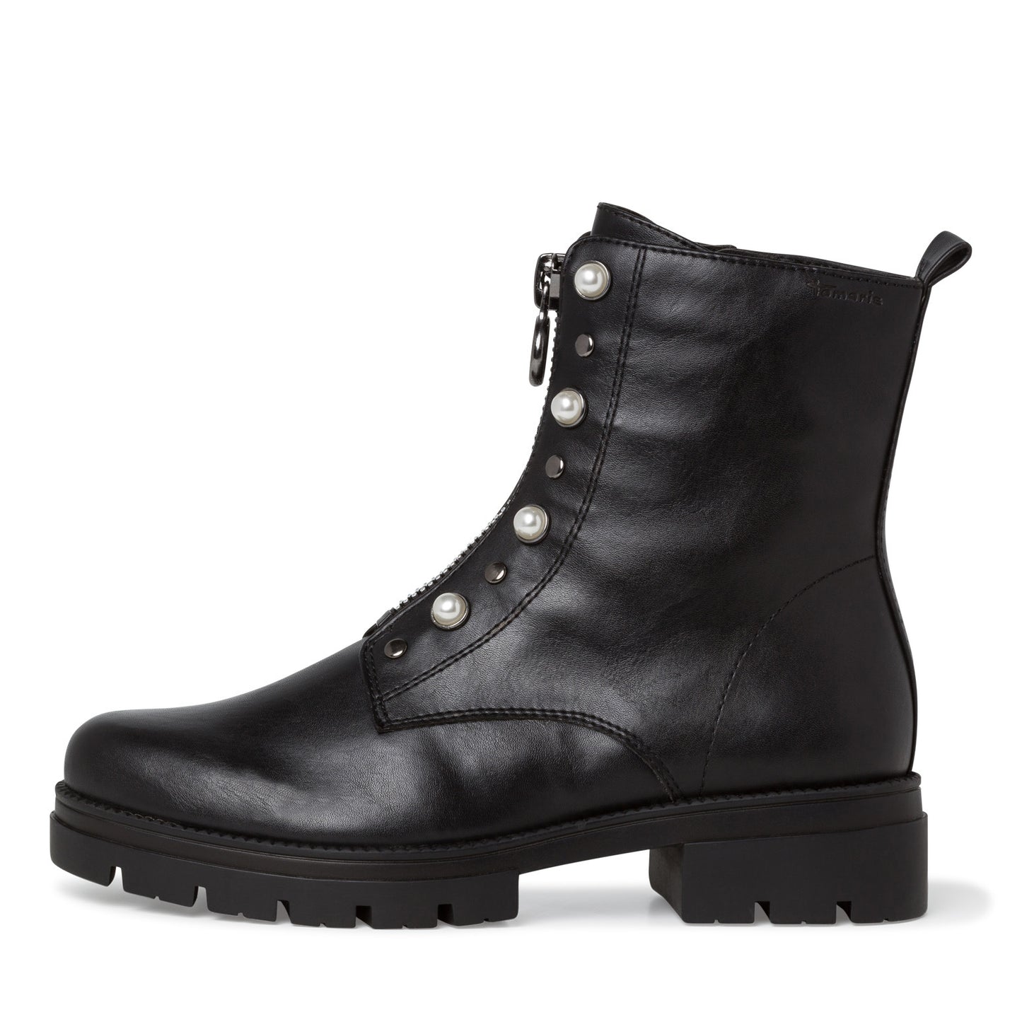 Schwarze Leknes-Stiefel