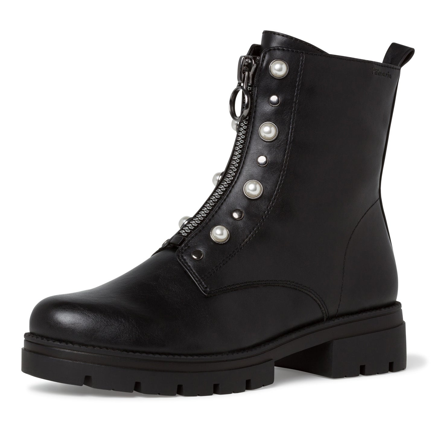 Schwarze Leknes-Stiefel