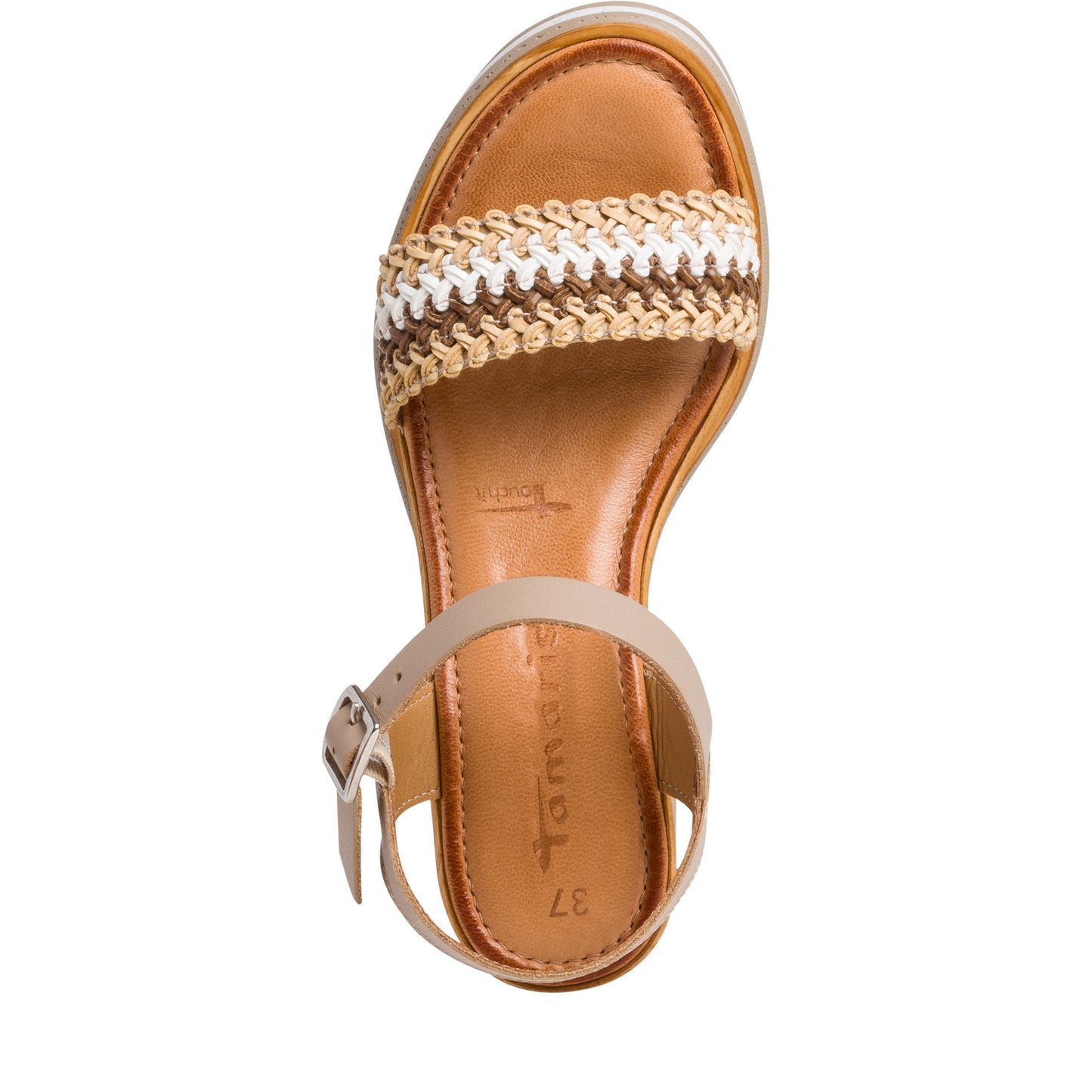 Beige Teheran-sandalen