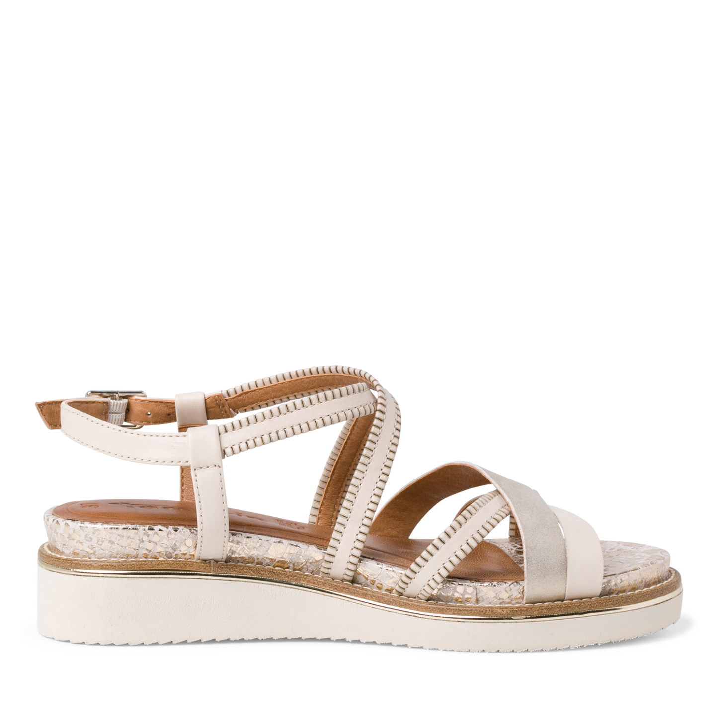 Gecombineerde beige Cairns sandalen