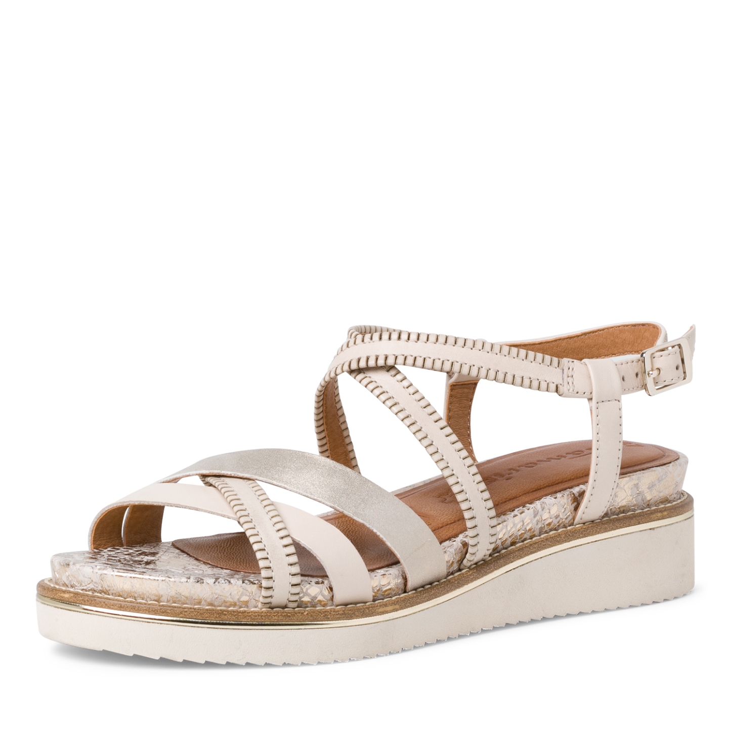 Gecombineerde beige Cairns sandalen