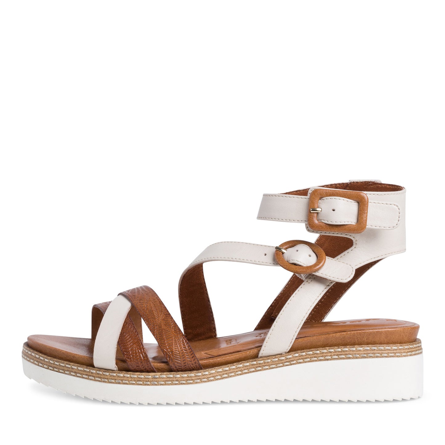 Witte rio-sandalen