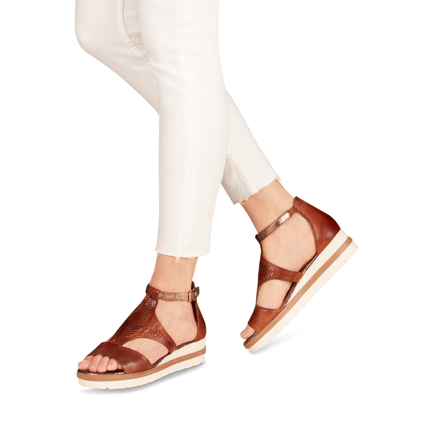 Bruine Ankara sandalen