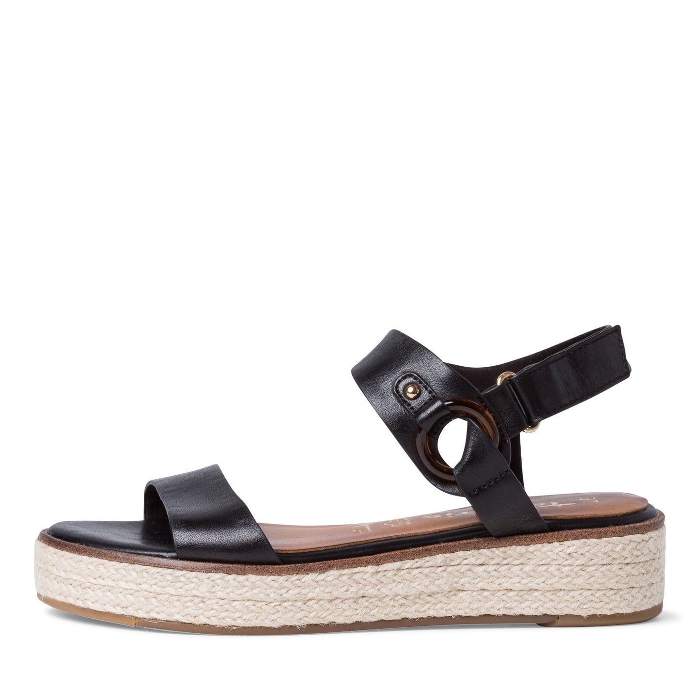 Schwarze Brüsseler Sandalen