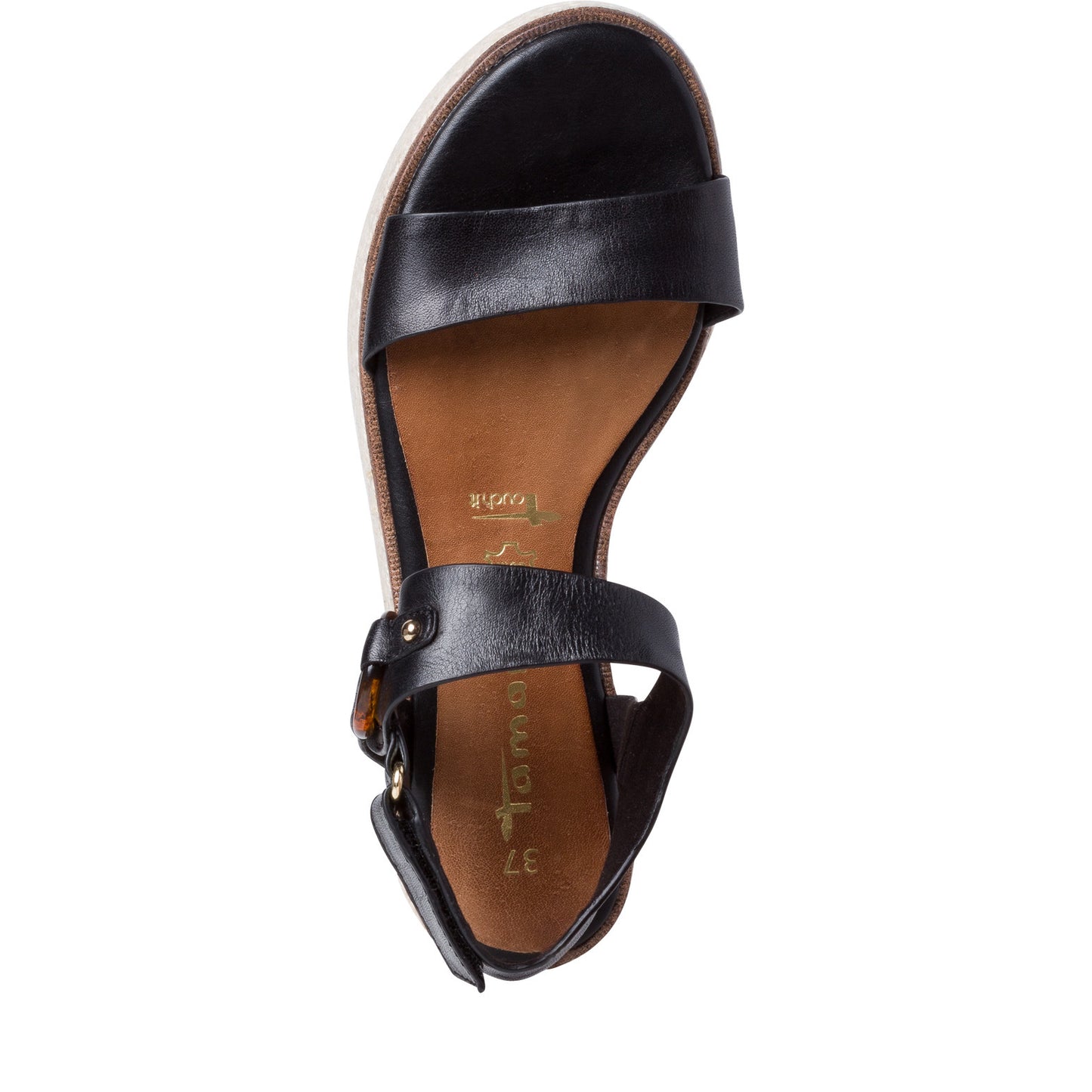 Schwarze Brüsseler Sandalen