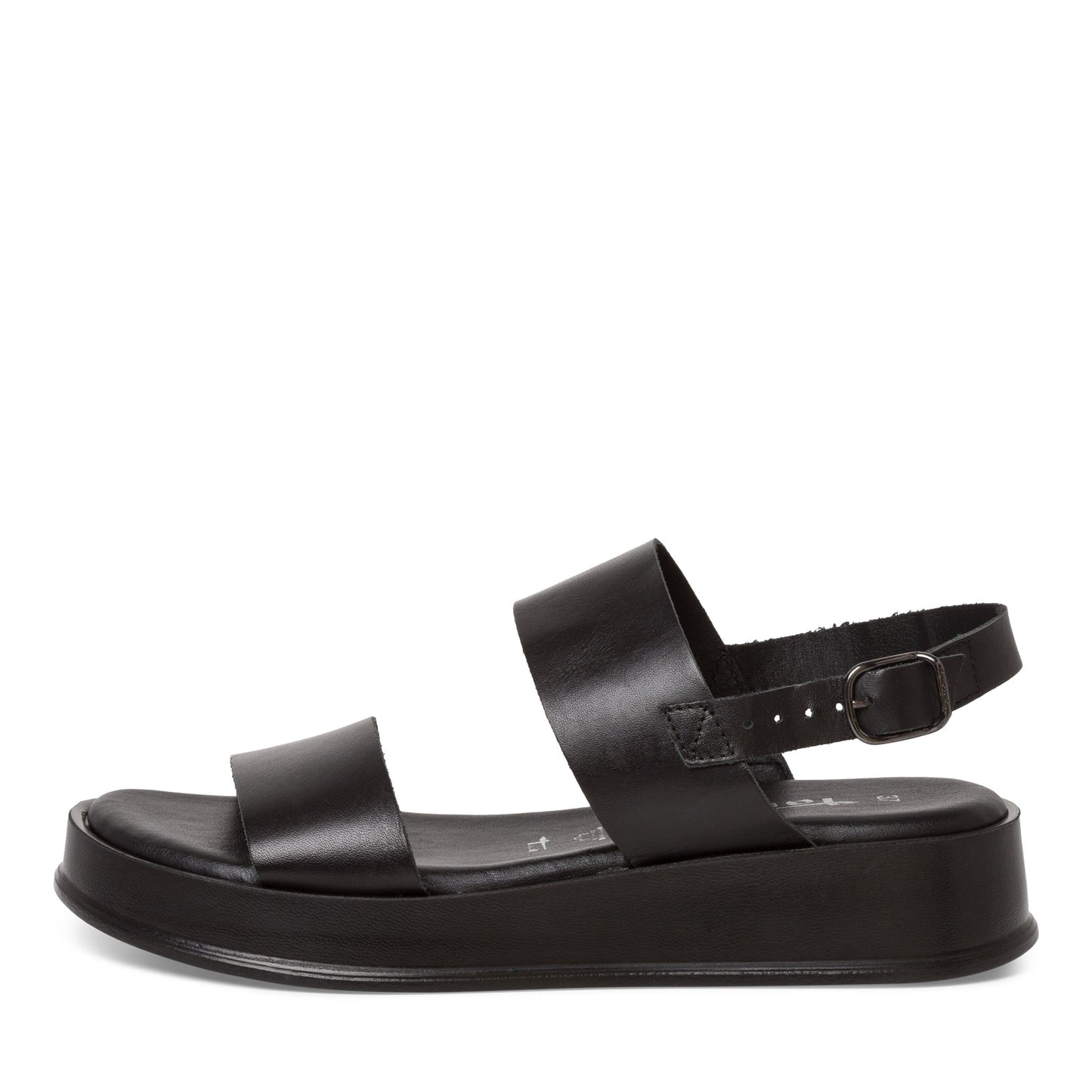 Schwarze Var-Sandalen