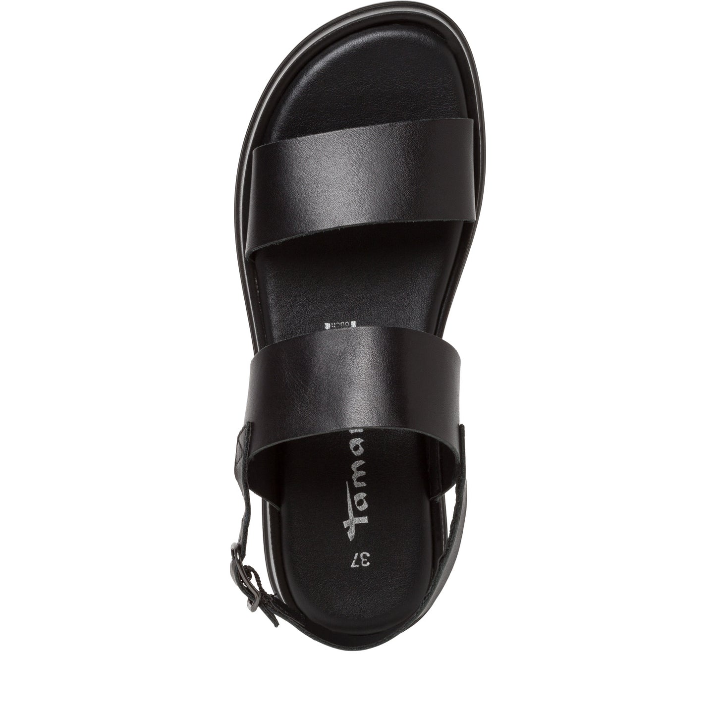 Schwarze Var-Sandalen