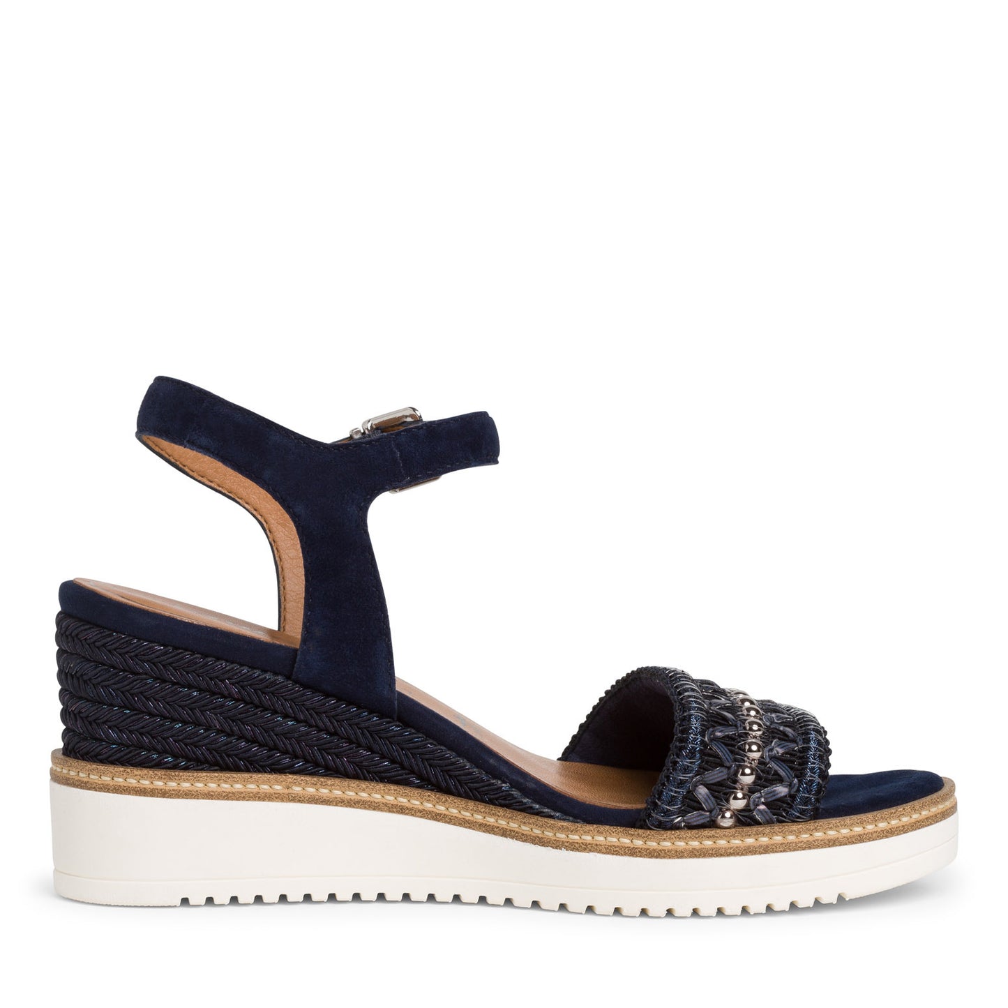 Blaue Budapester Sandalen