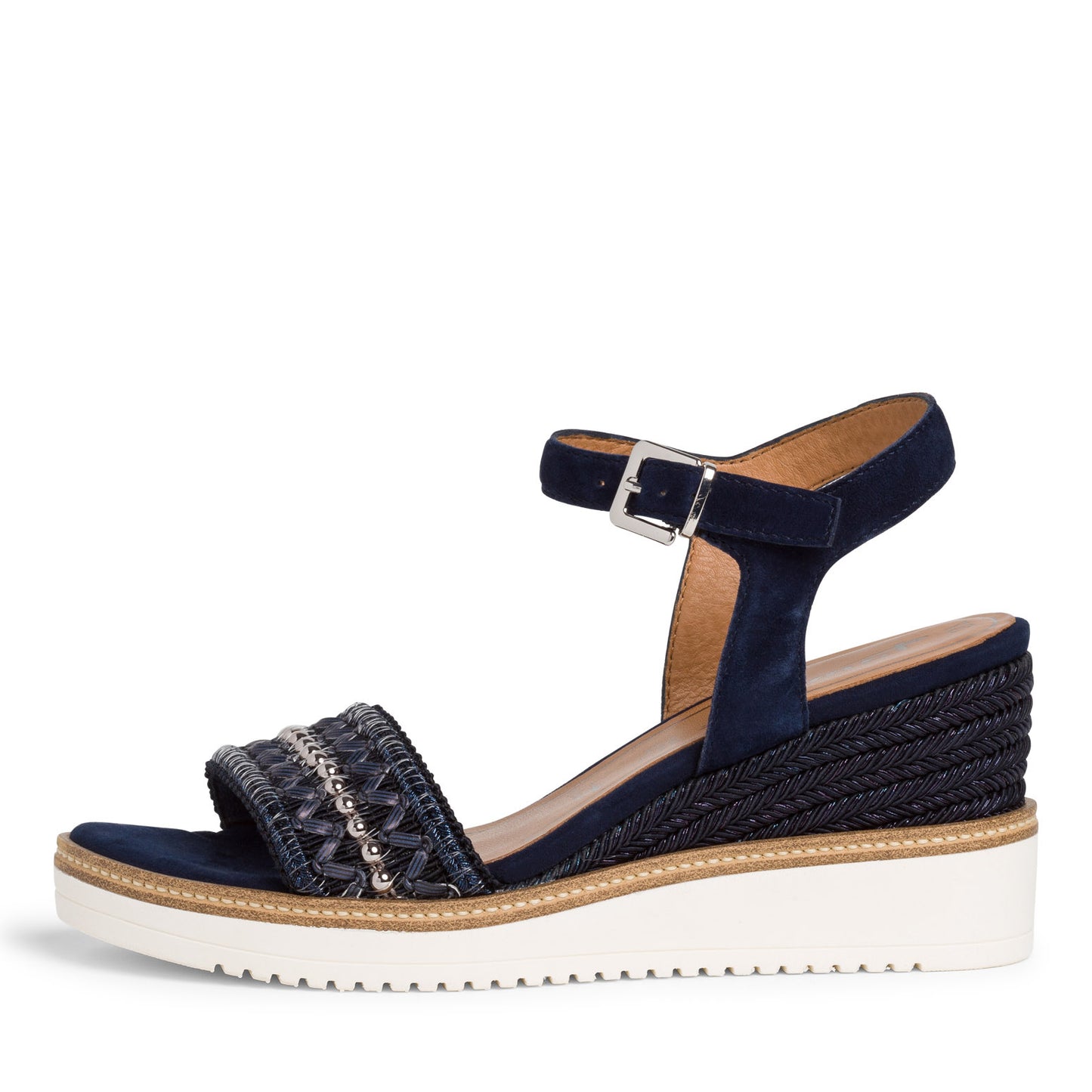 Blaue Budapester Sandalen