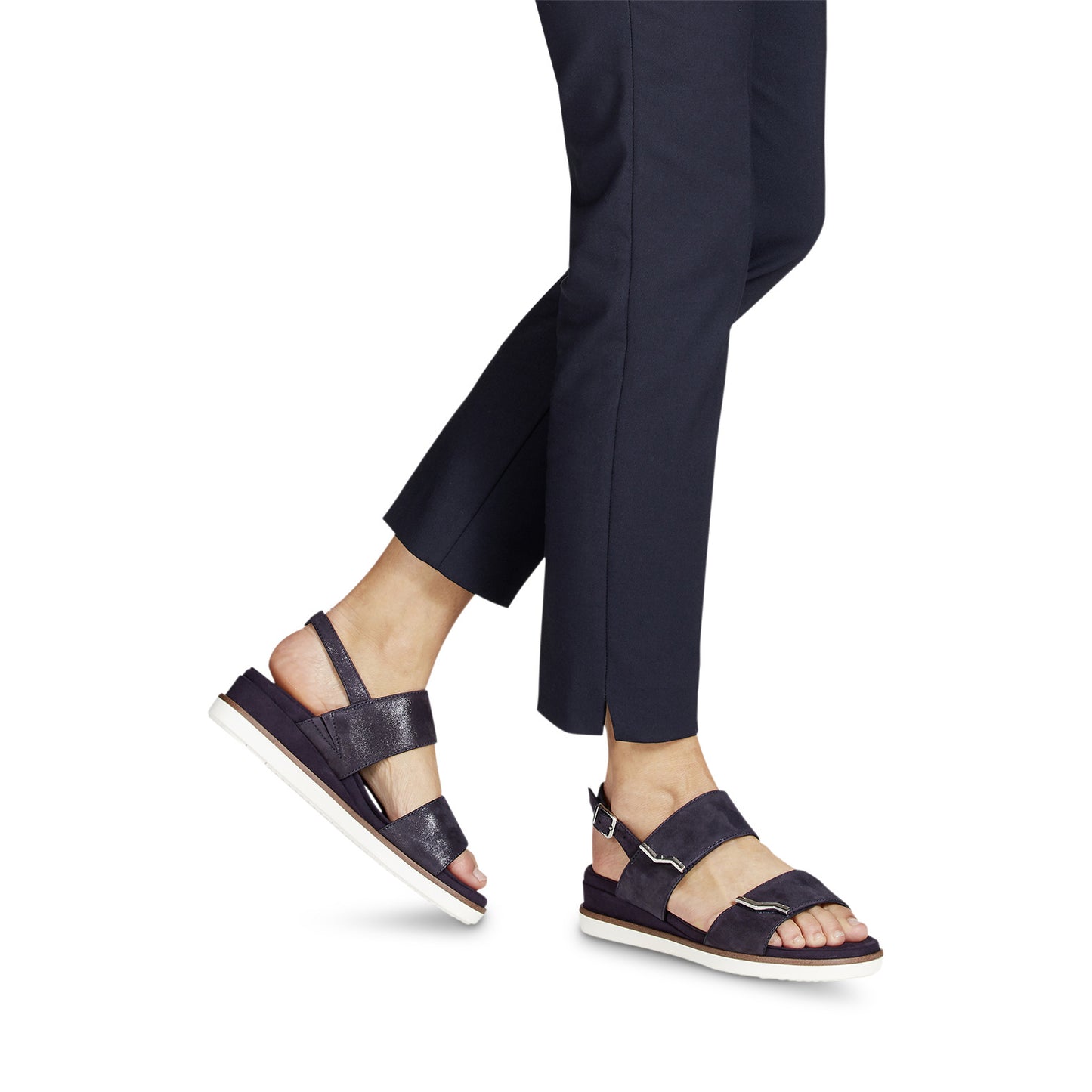 Blauwe Londense sandalen