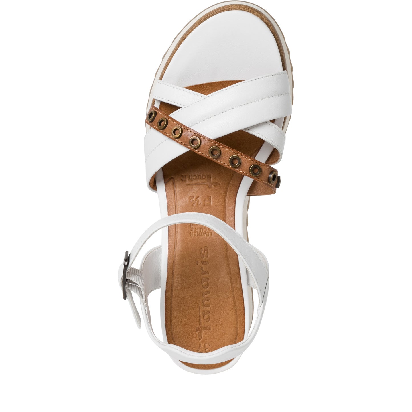 Witte Gemenos-sandalen