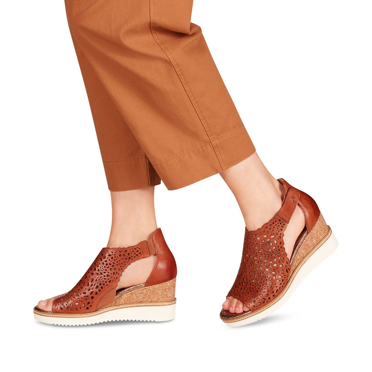 Braune Luxemburg-Sandalen