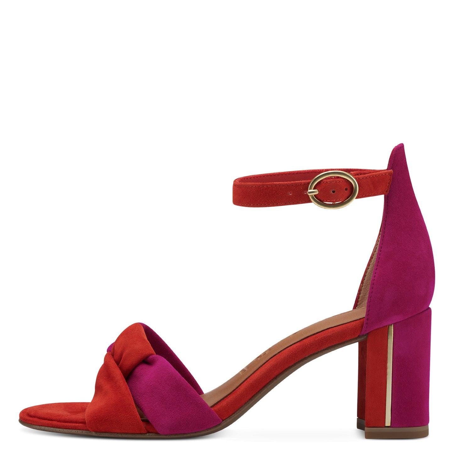 Rode Carnoux-sandalen