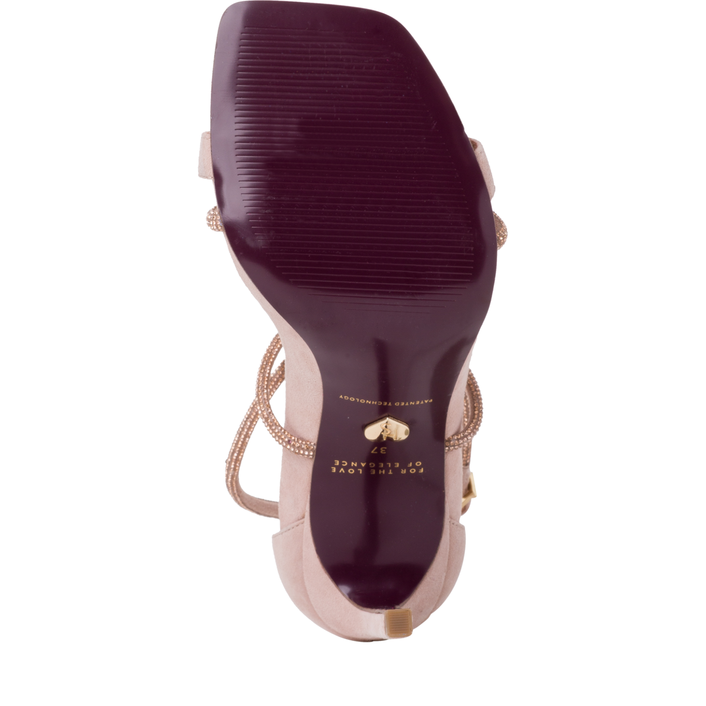 Roze pioen sandalen
