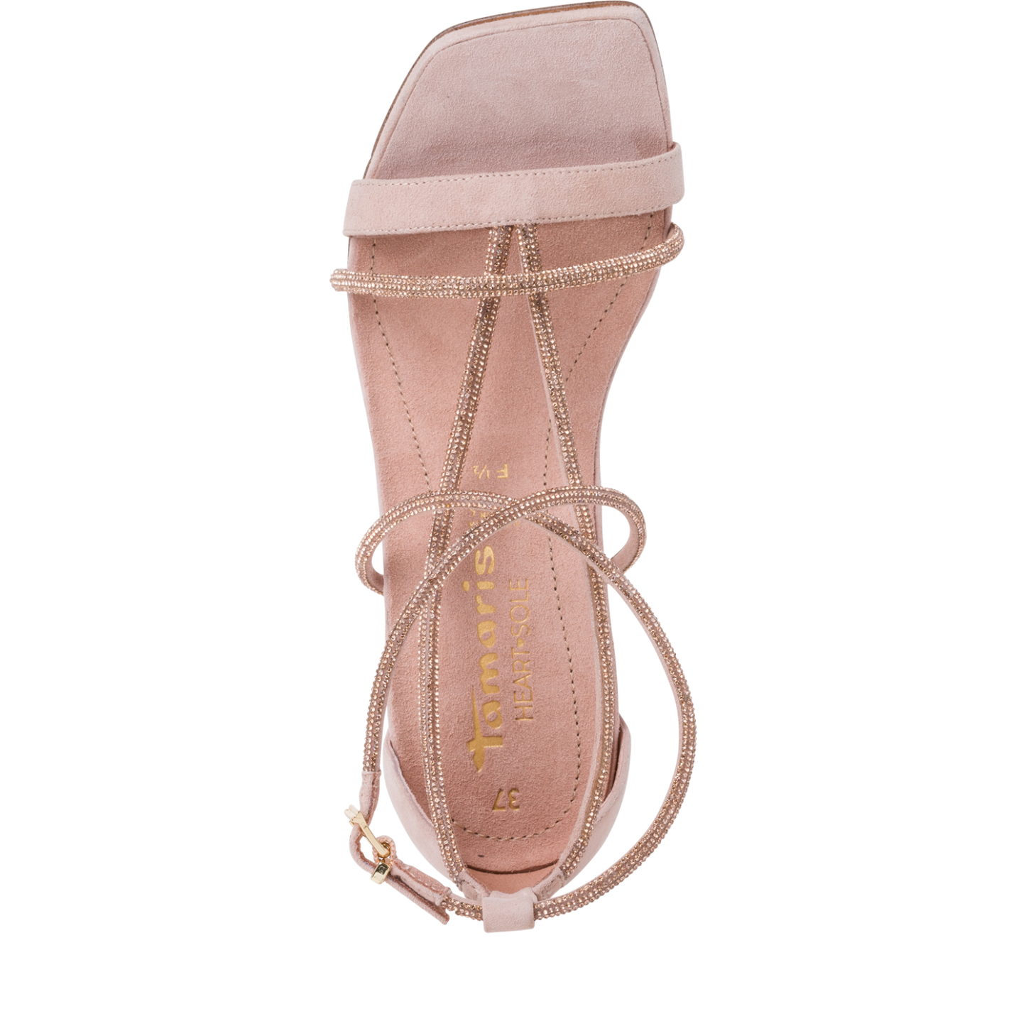 Roze pioen sandalen