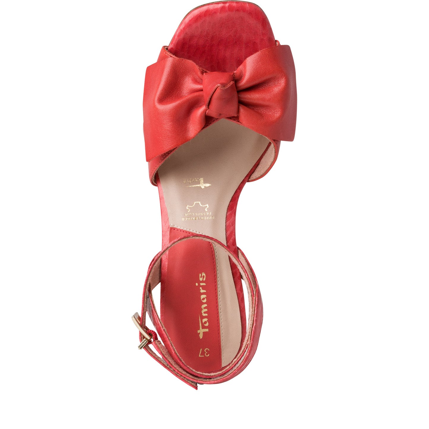 Rode Toowomba-sandalen