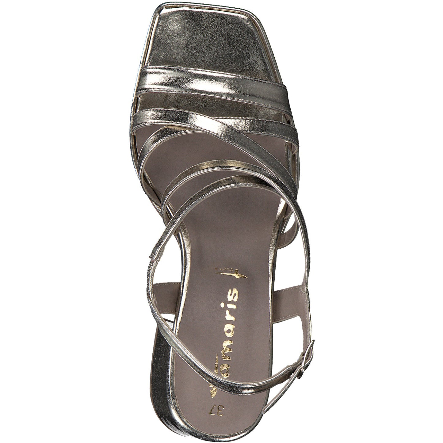 Sandalen met gouden rendieren