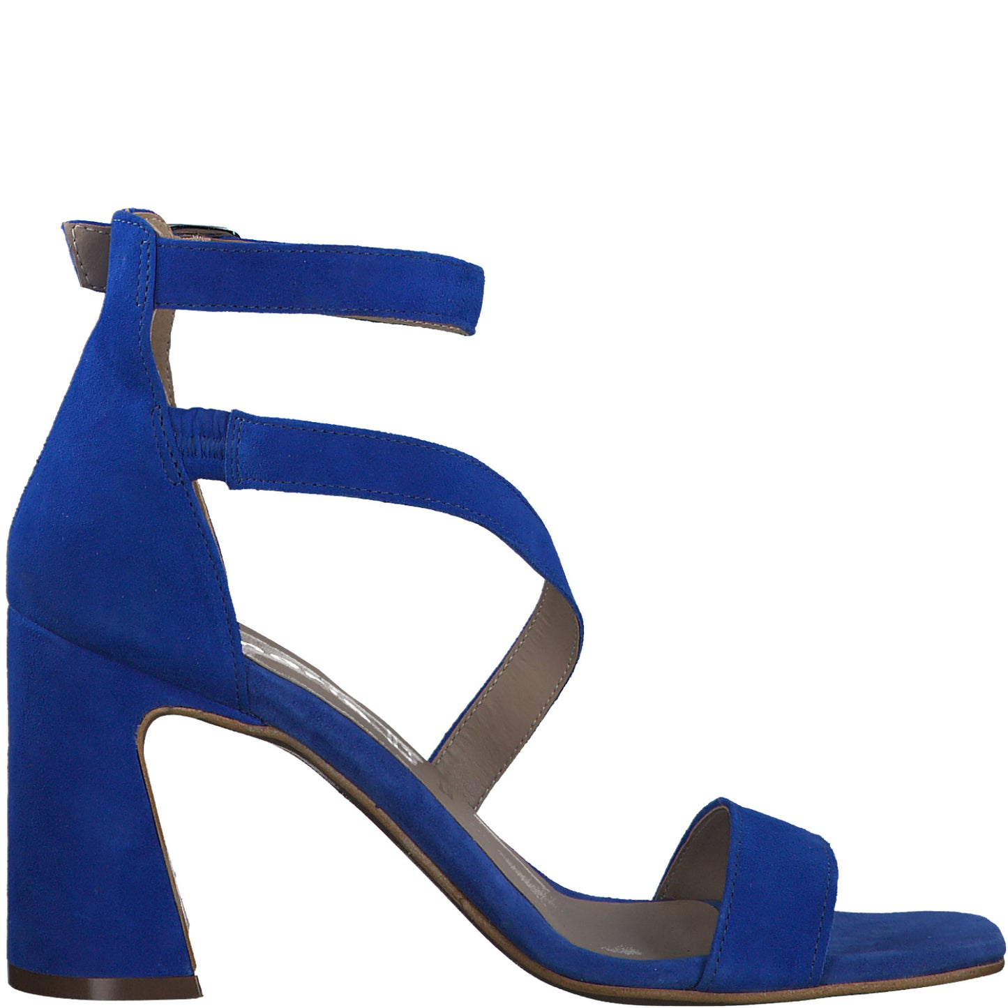 Blauwe Roquefort-sandalen