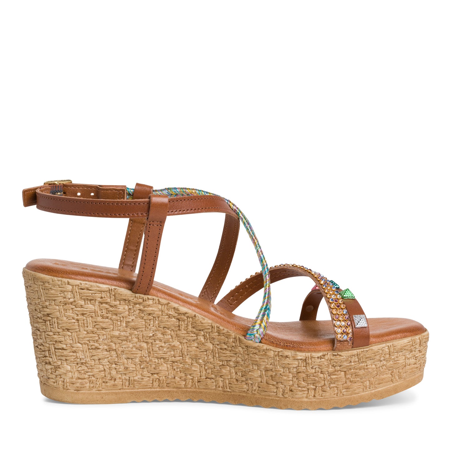 Cassis camelkleurige sandalen