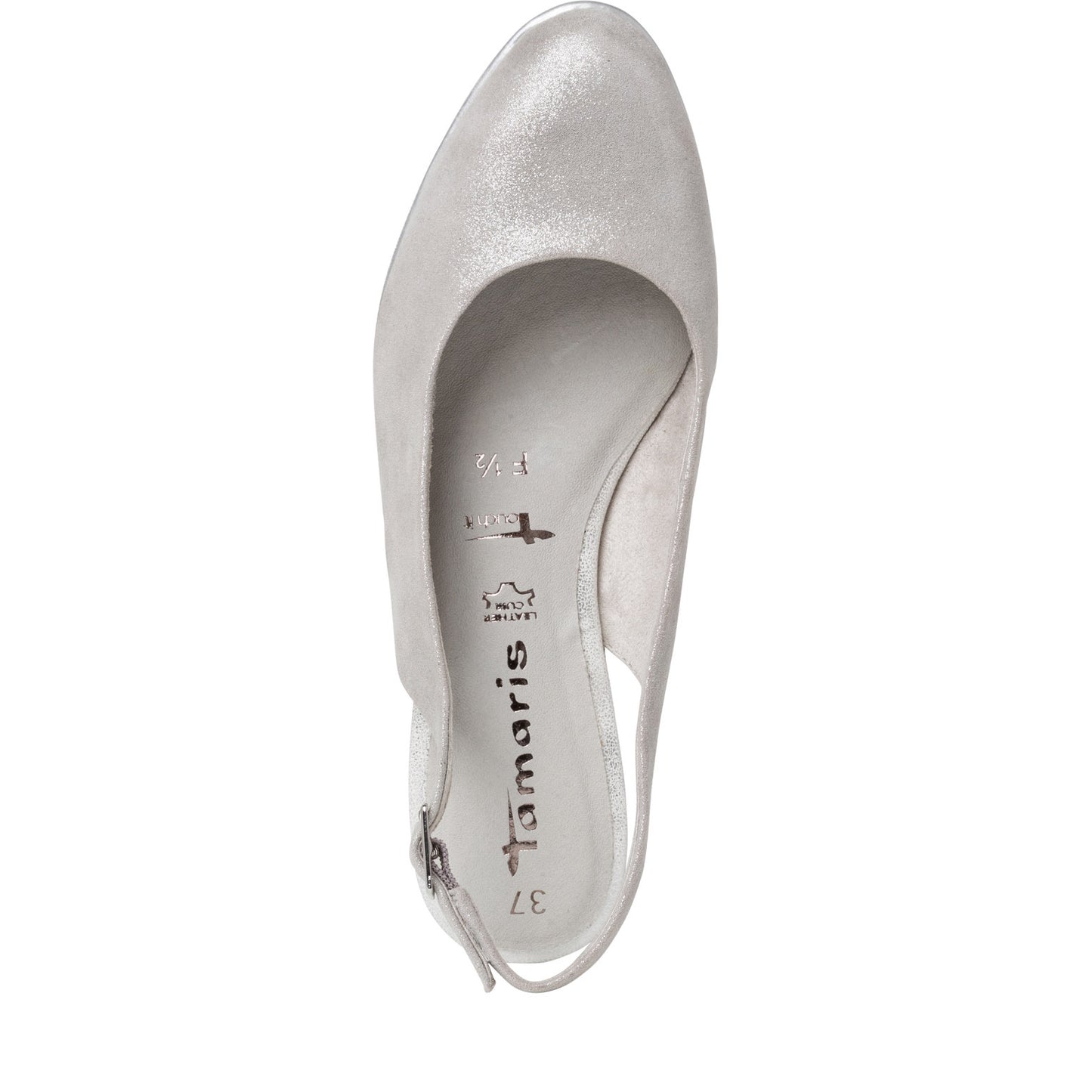Zilveren Hobart-sandalen