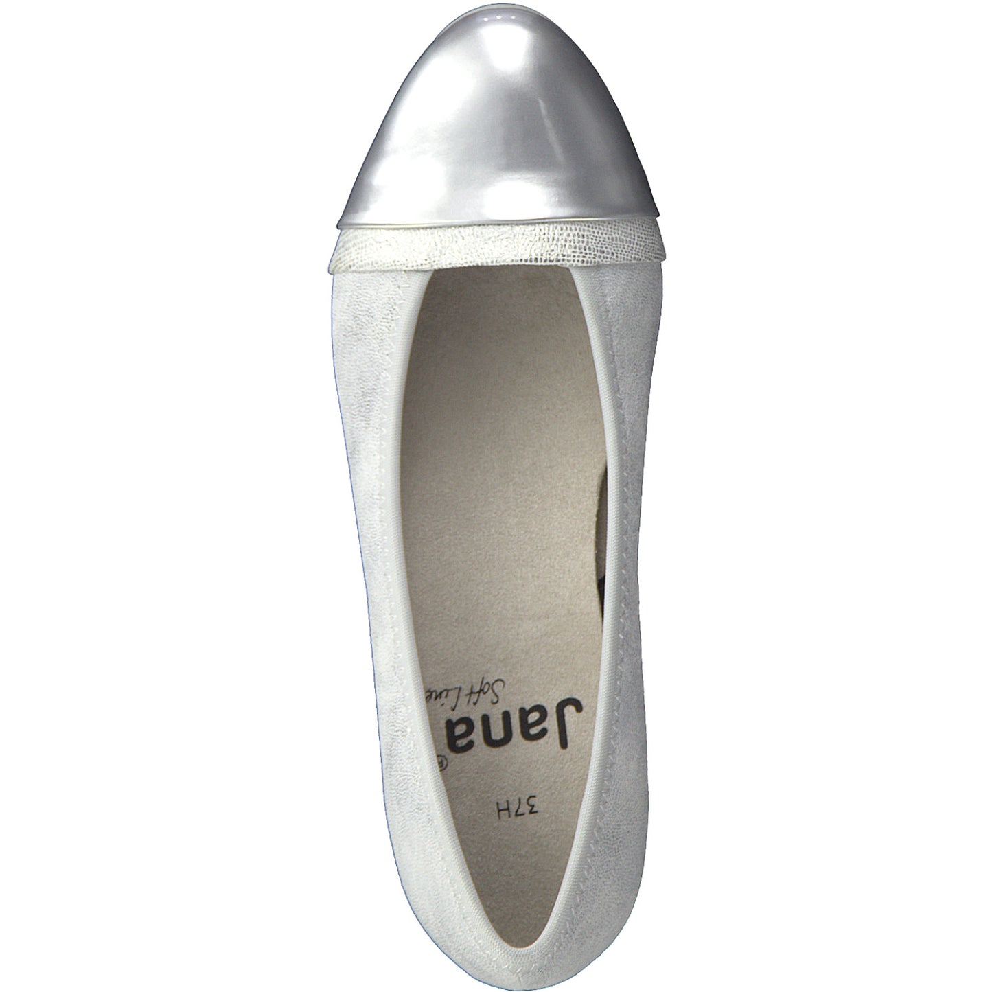 Zilveren Martinez-pumps