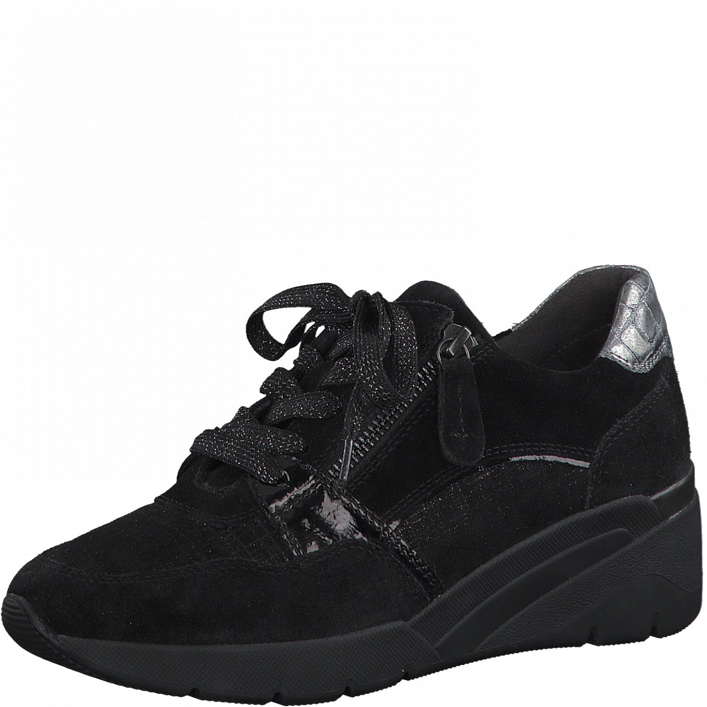 Zwarte Leirvik-sneakers