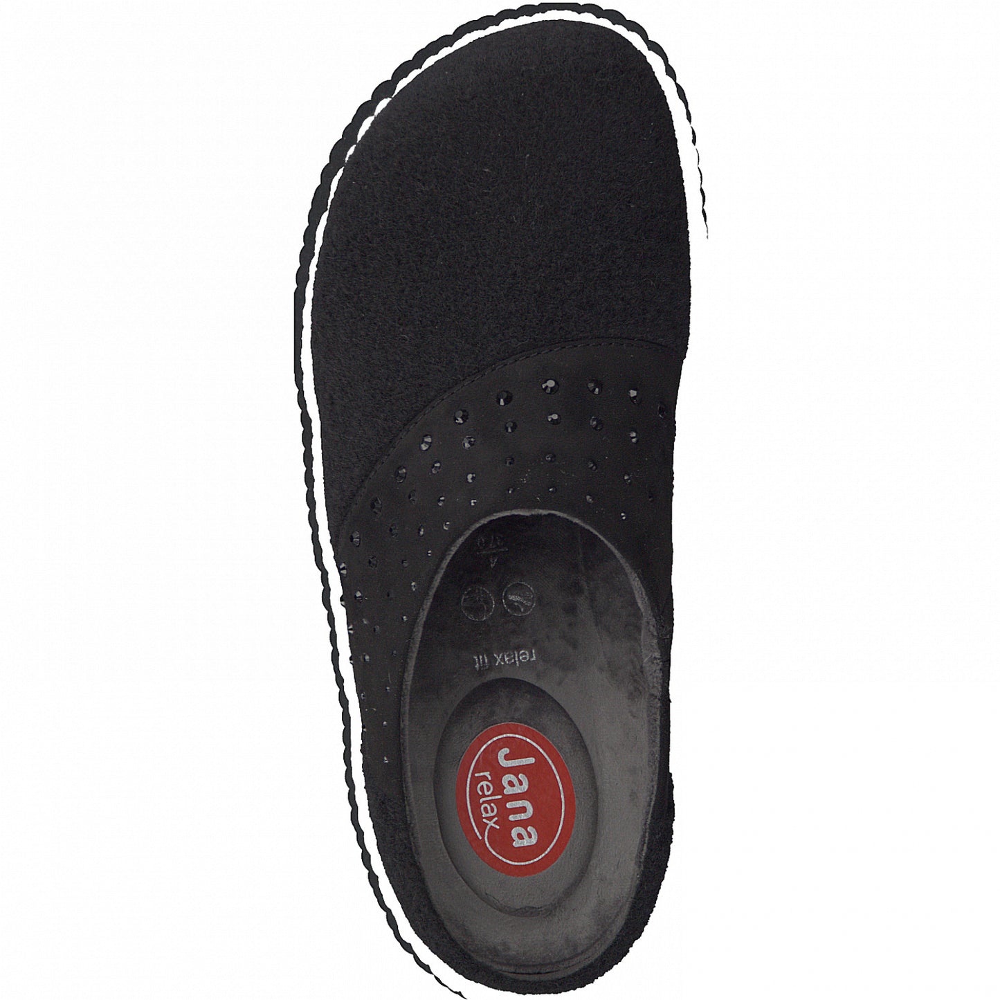 Verdalsora zwarte pantoffels