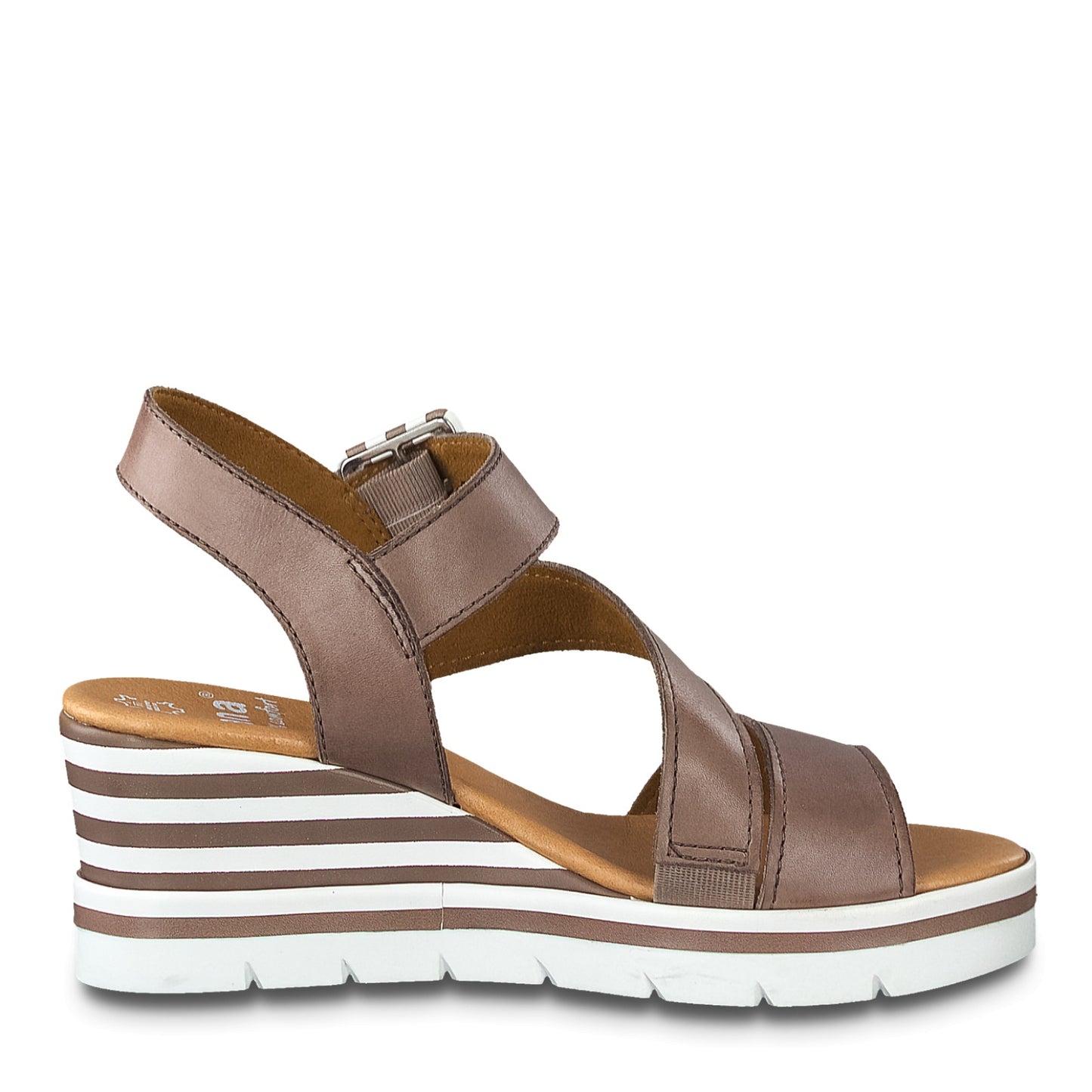 Taupekleurige Lissabon sandalen