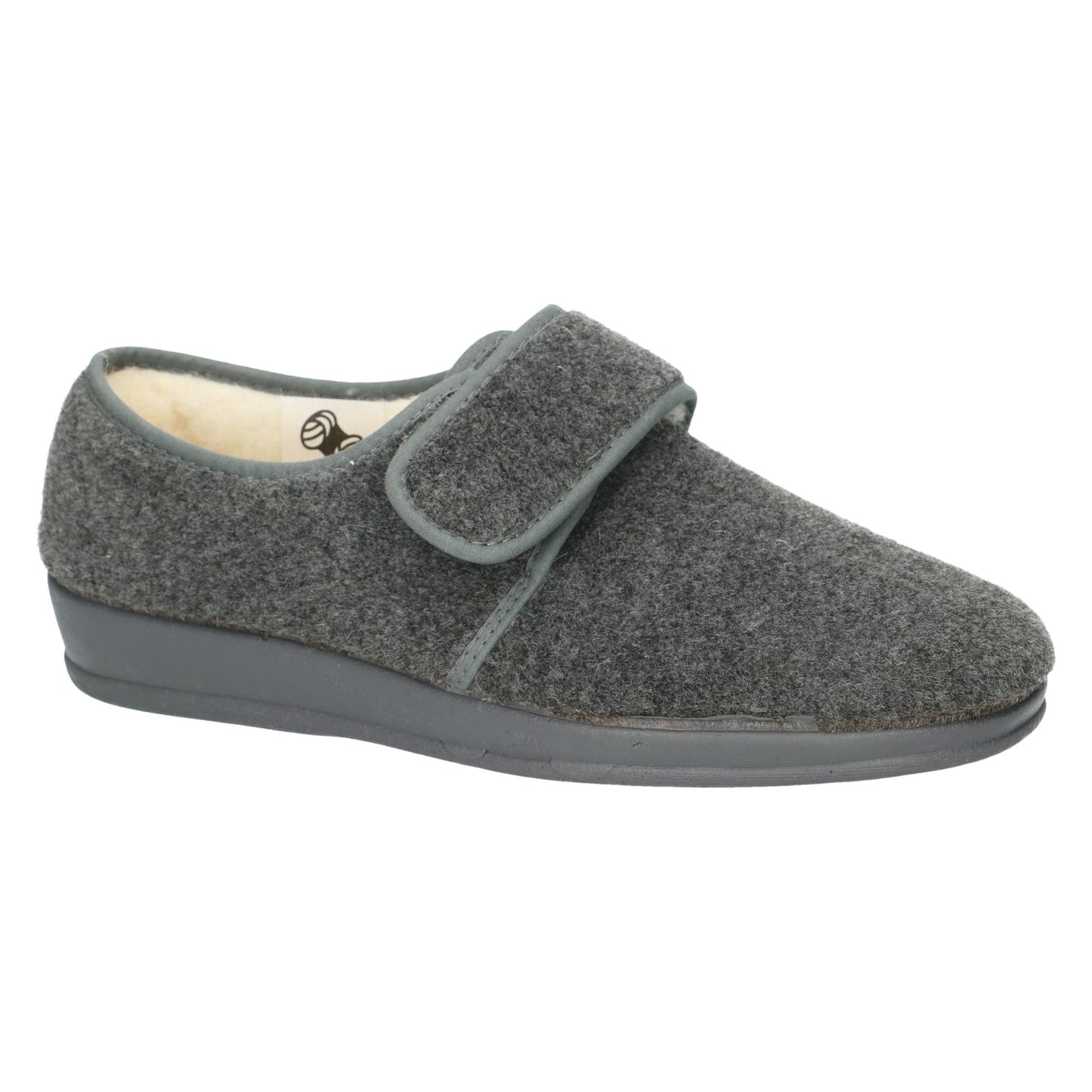 Grijze Exeter pantoffels