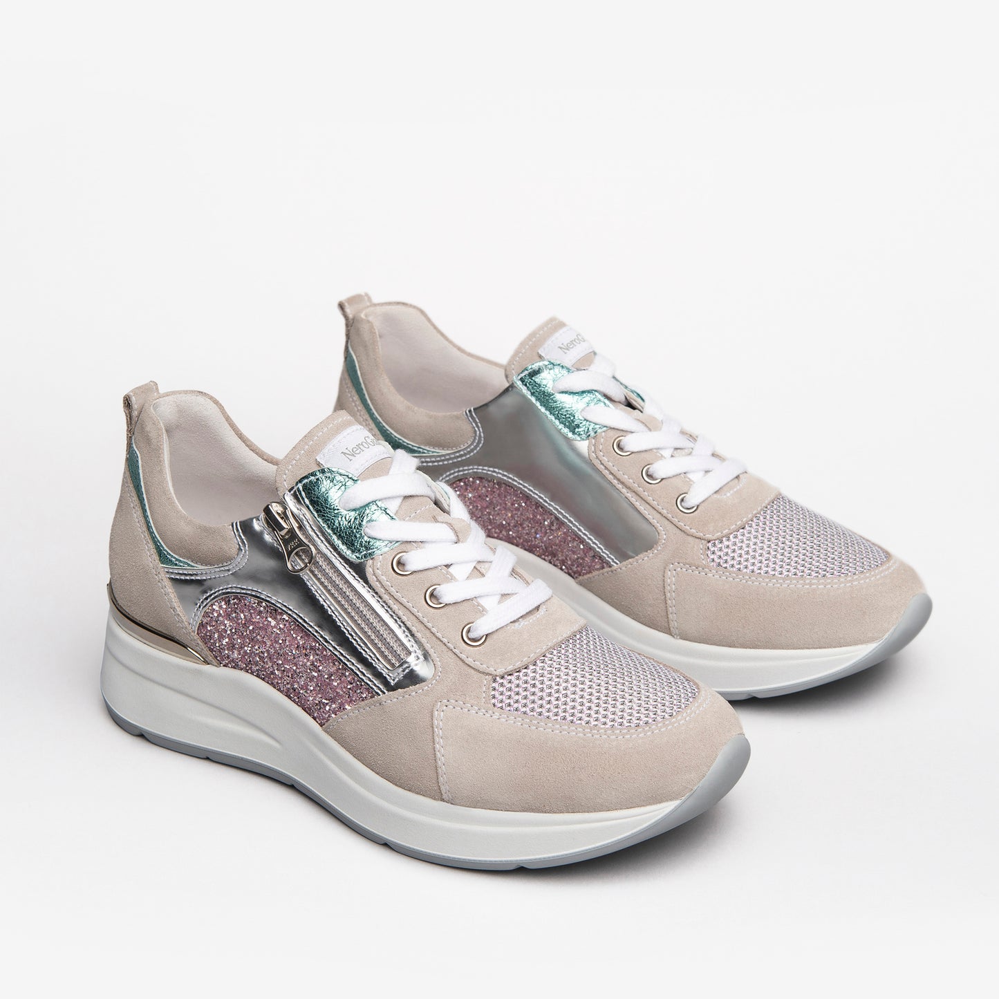 Beige Abelia-sneakers