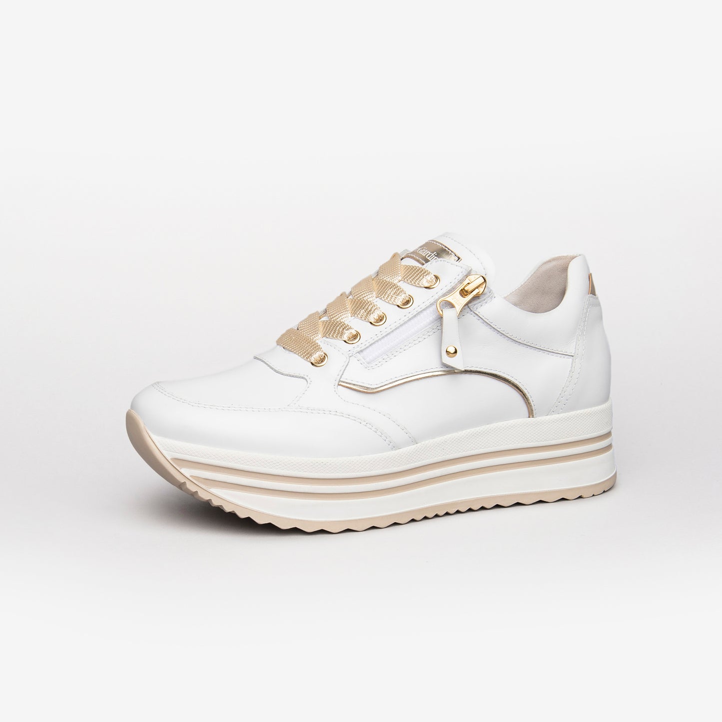 Witte Gaura-sneakers