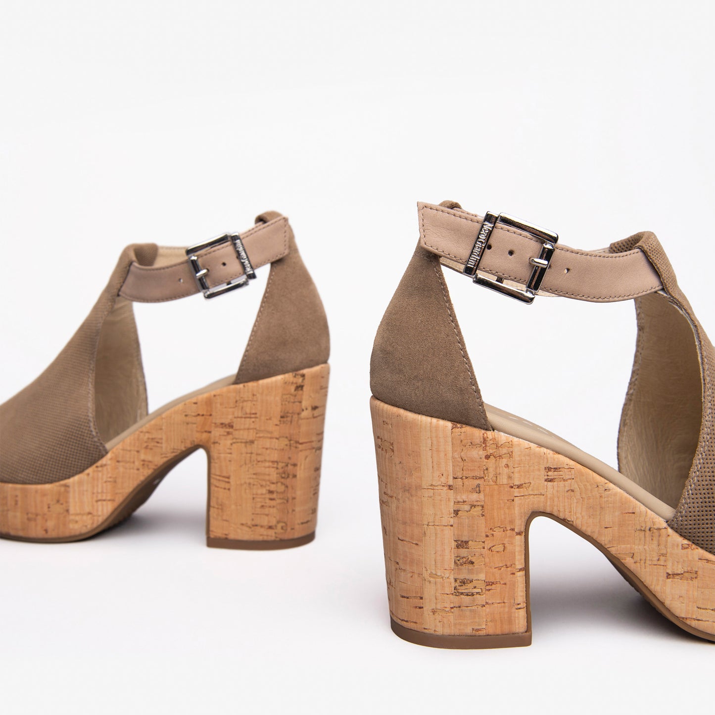 Taupe Miramas-sandalen