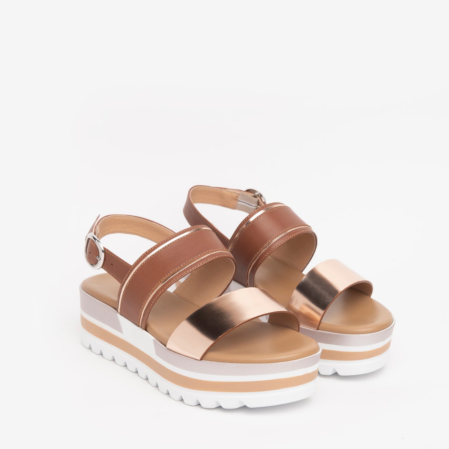Ginster Sandalen Kamel