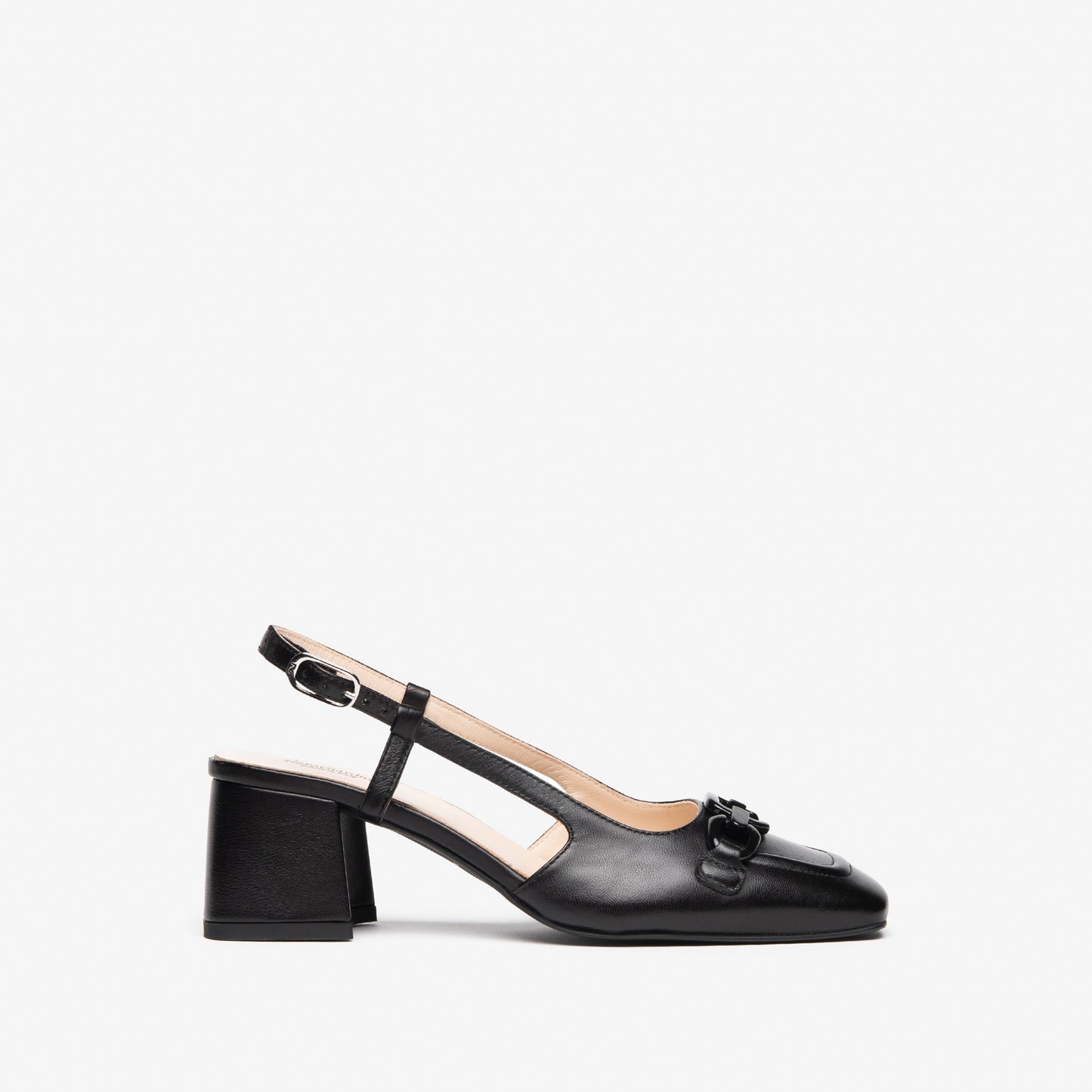 Zwarte Vallauris-pumps