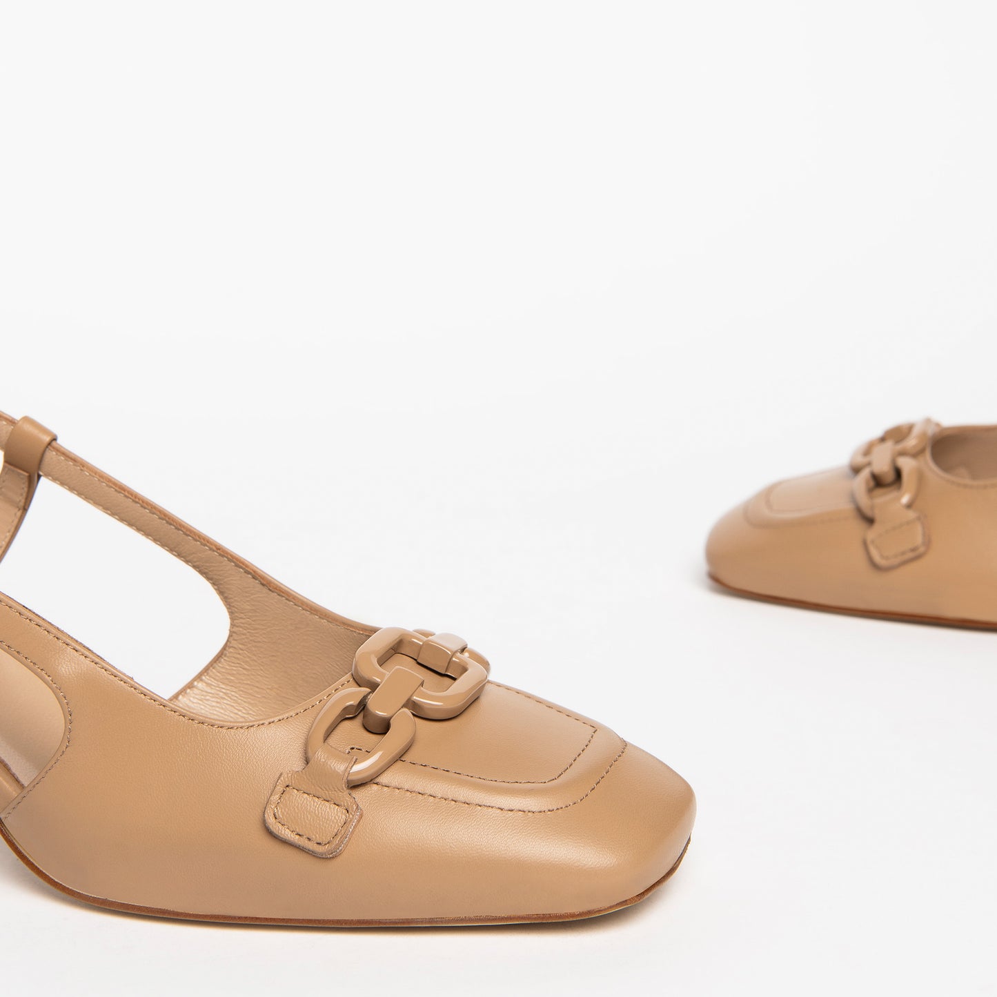 Beige Vallauris-pumps