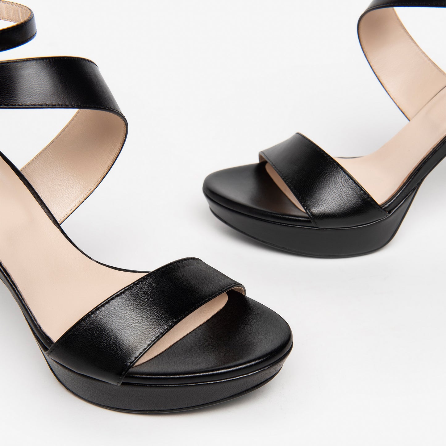 Zwarte Versaco-sandalen