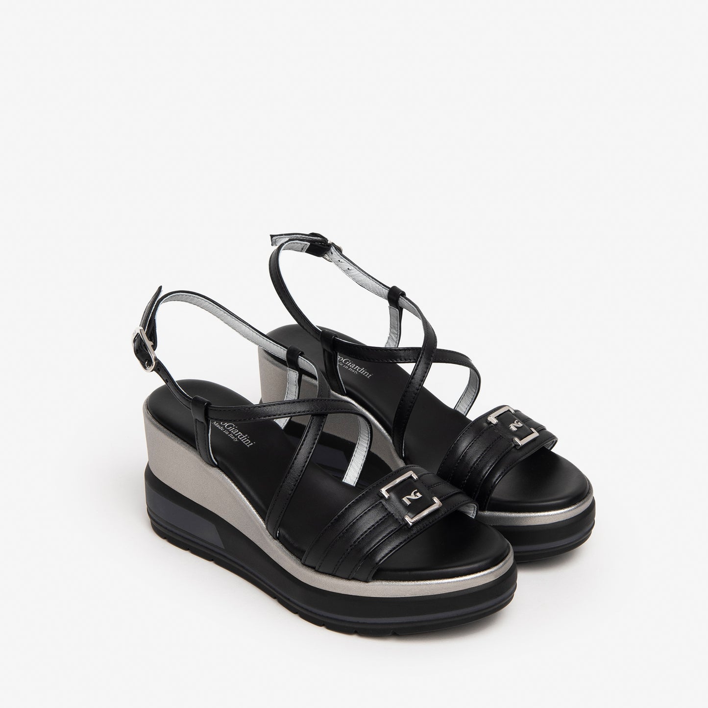 Zwarte Fuveau-sandalen