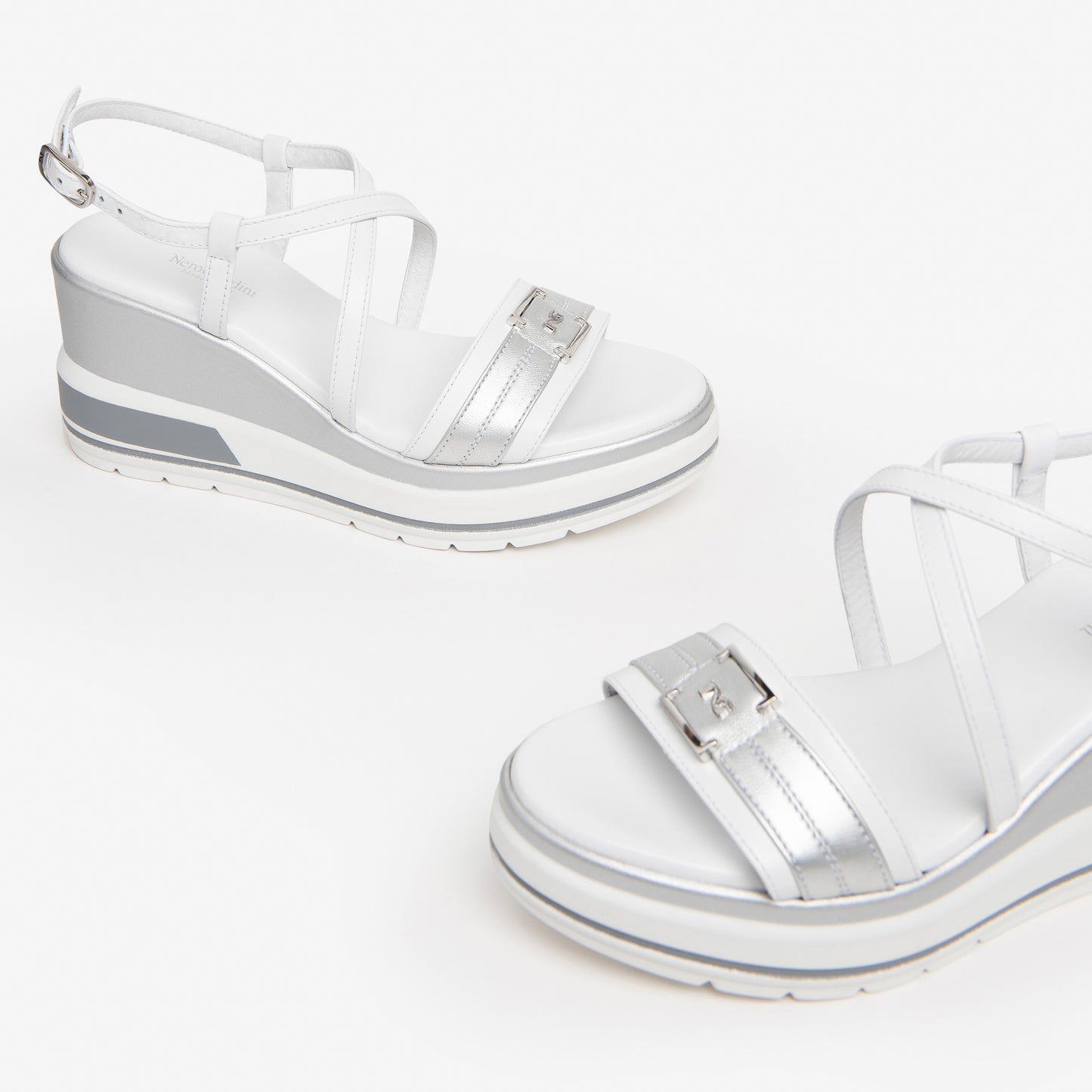 Witte Fuveau-sandalen