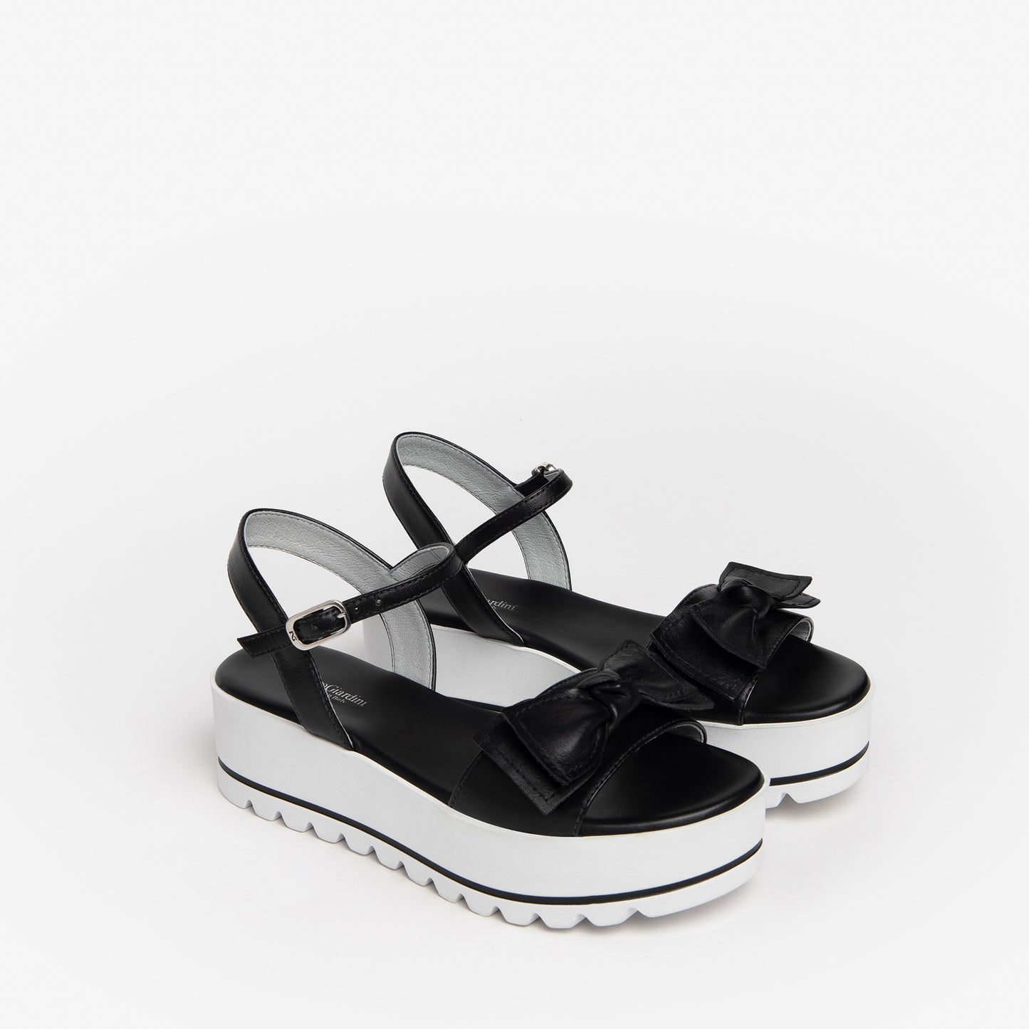 Schwarze Vence-Sandalen